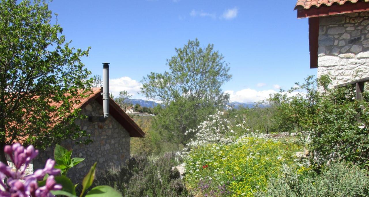 Stone House In A Quiet Landscape, Leonidion Villa Exteriör bild